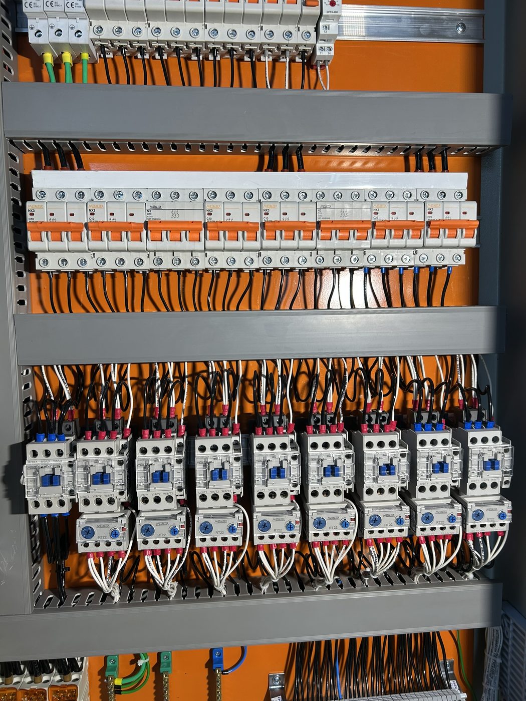 Montagem interna de comando e proteção — Elétrica IMA